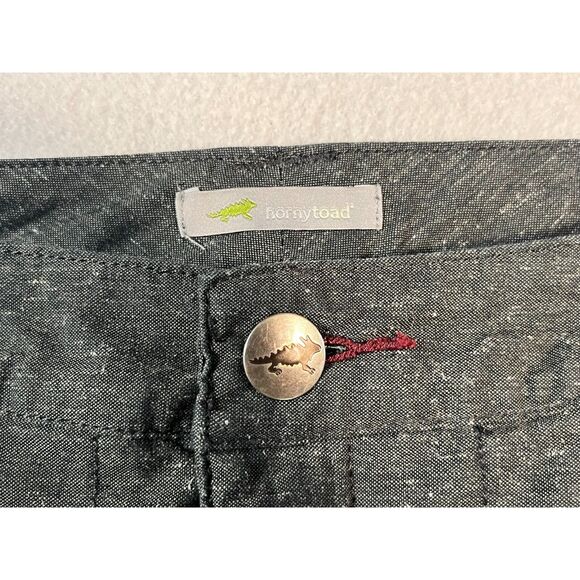 Horny Toad Quilted Mini Skirt Organic Recycled Sustainable Gray Size 10 Sporty - Picture 5 of 9